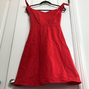 J CREW NWOT Red Dress